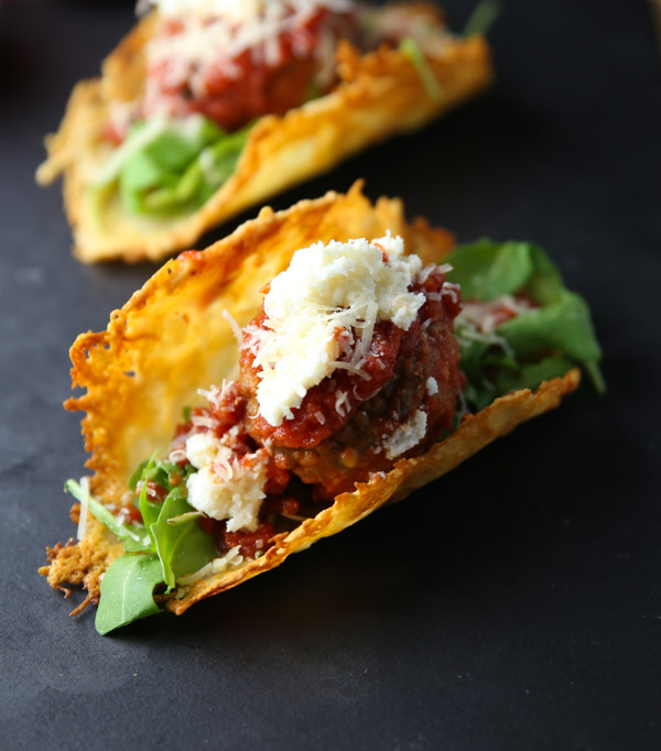 Meatball Tacos With Parmesan Shell - Orgasmik Cooking